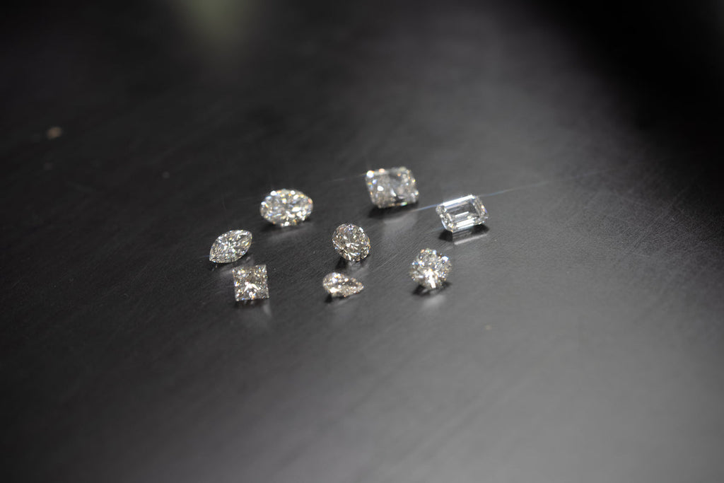 different cuts of diamonds