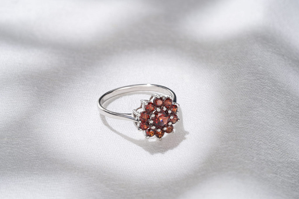 Garnet ring - January's birthstone