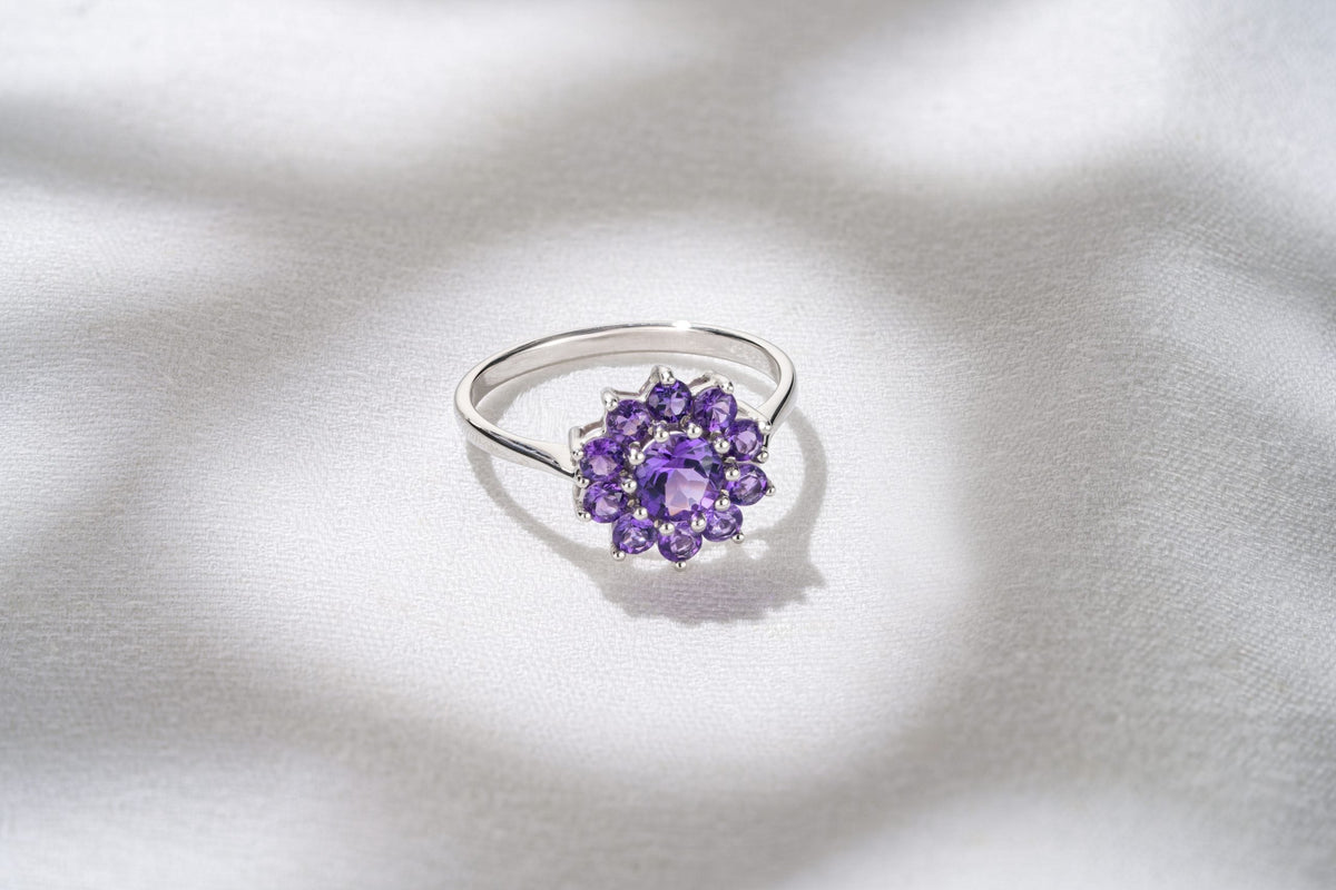 amethyst ring - february's birthstone