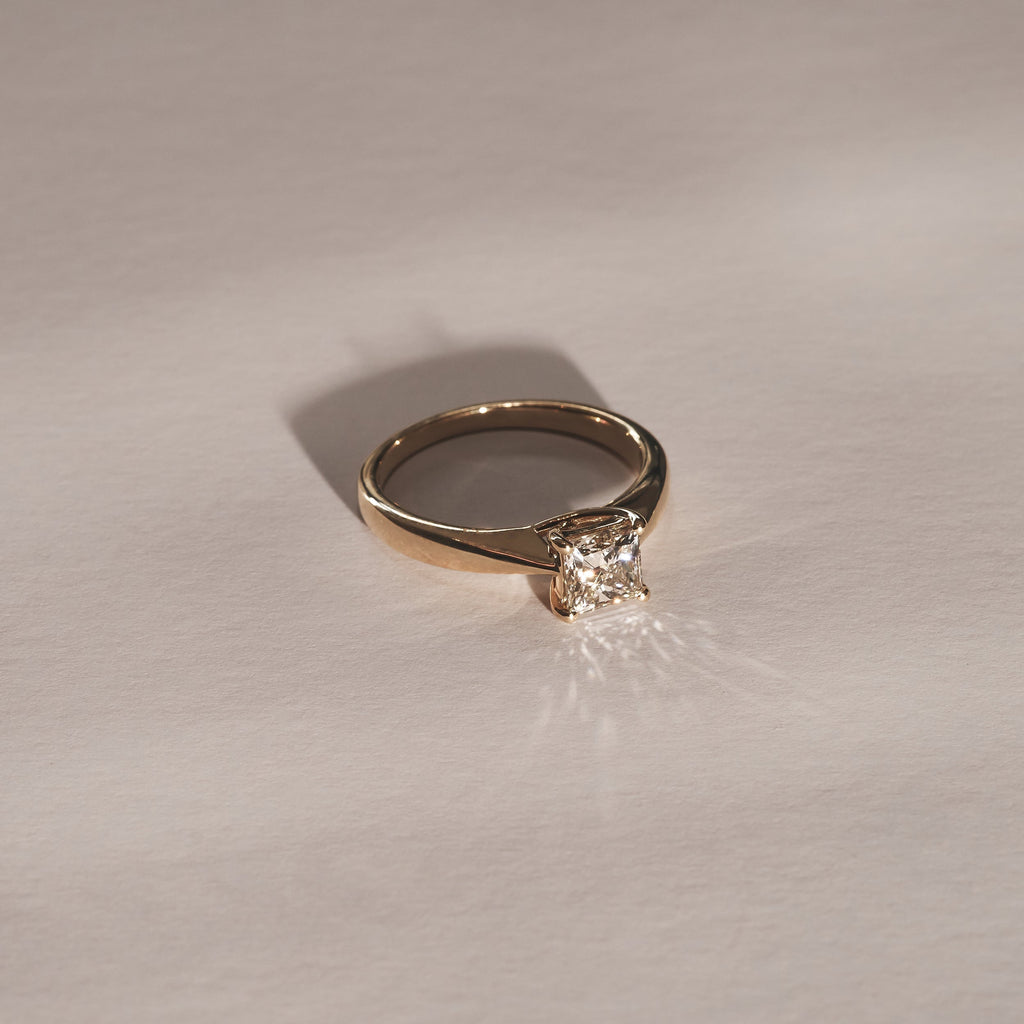 lab grown diamond ring