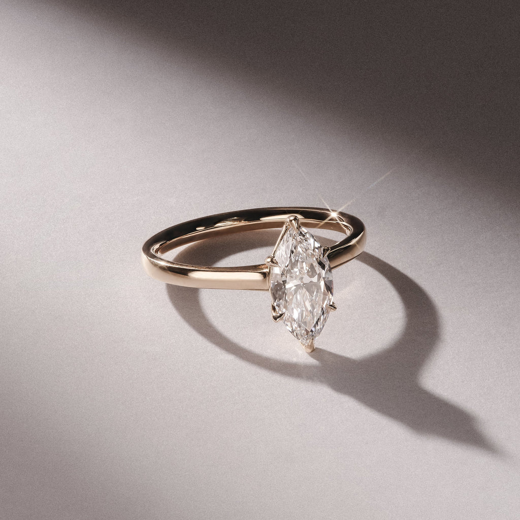 marquise cut diamond engagement ring
