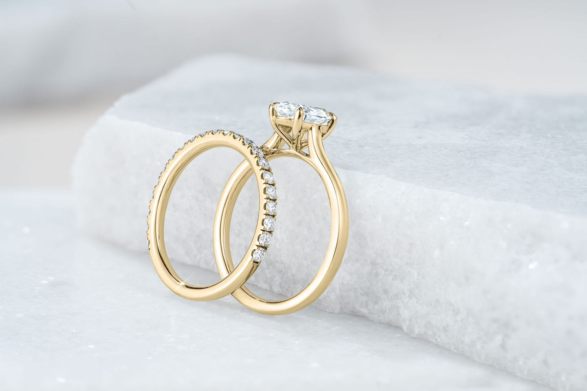 gold diamond rings