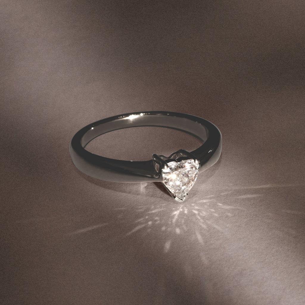 heart diamond ring