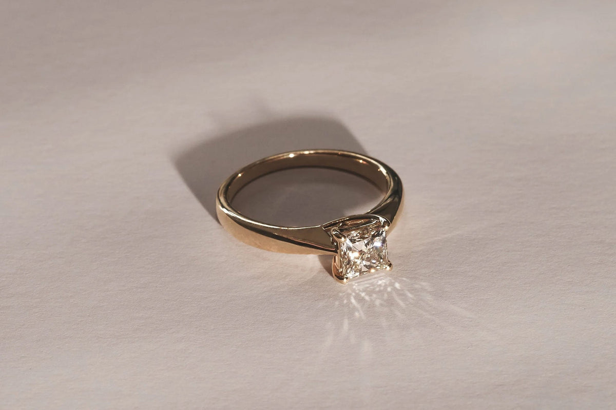 lab grown diamond ring