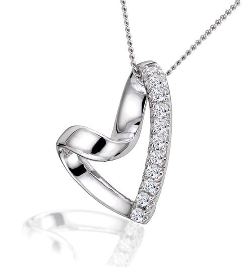Diamond Heart Necklaces & Pendants