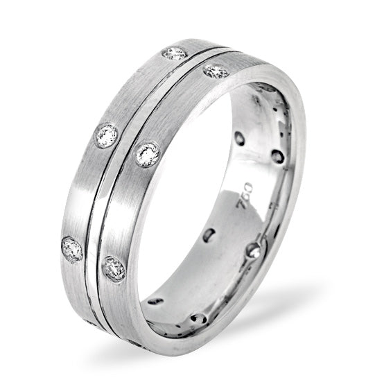 Lucy Platinum Wedding Ring 0.21CT H/SI