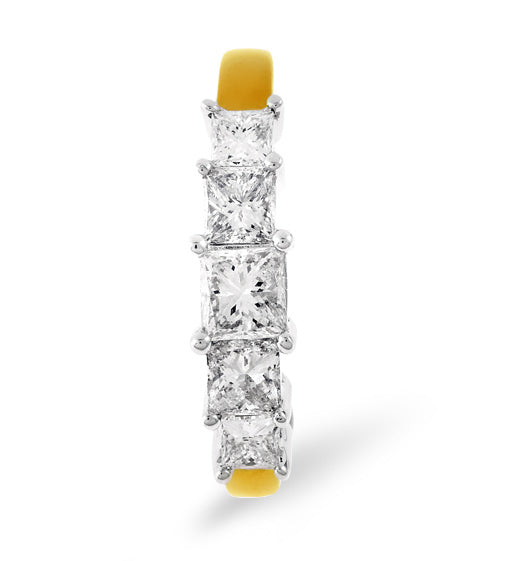 Lucy 18K Gold 5 Stone Princess Diamond Eternity Ring 0.50CT H/SI