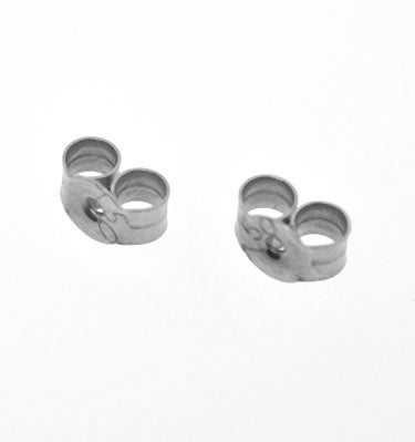 18K White Gold Princess Lab Diamond Earrings - 1CT - F/VS - 4.8mm