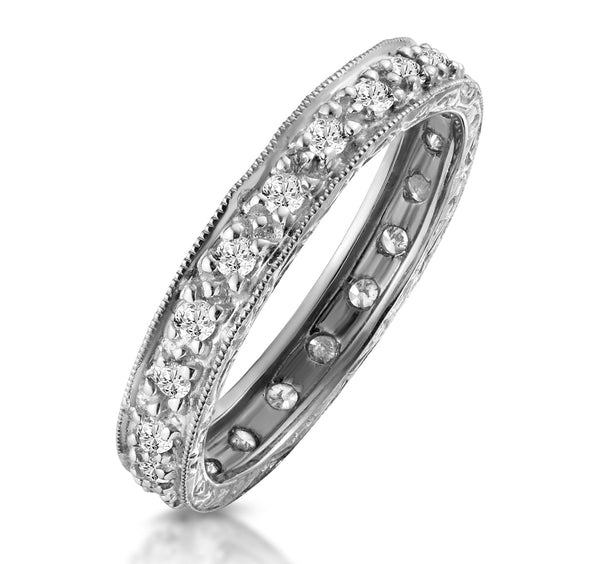 Eternity Ring 0.33CT Diamond 9K White Gold