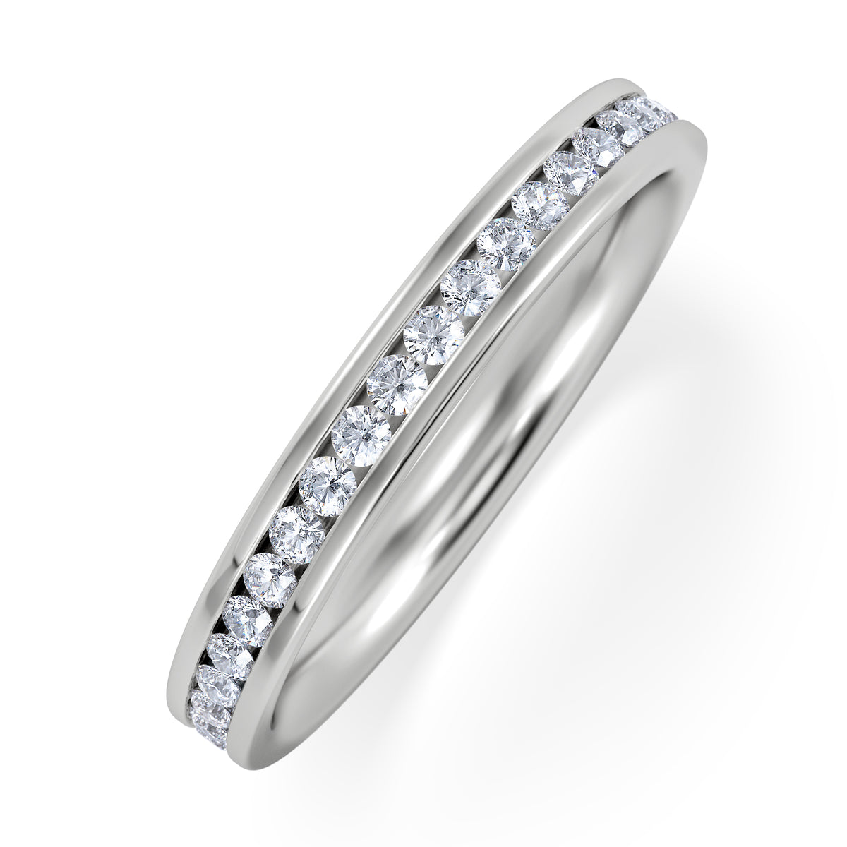 Diamond Eternity Ring Rae Channel Set 0.50ct G/Vs in 18K White Gold
