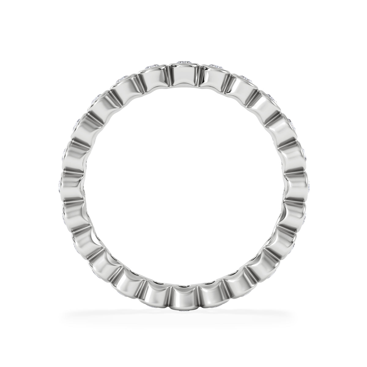 Eternity Ring Emily 18K White Gold Diamond 0.50ct G/Vs