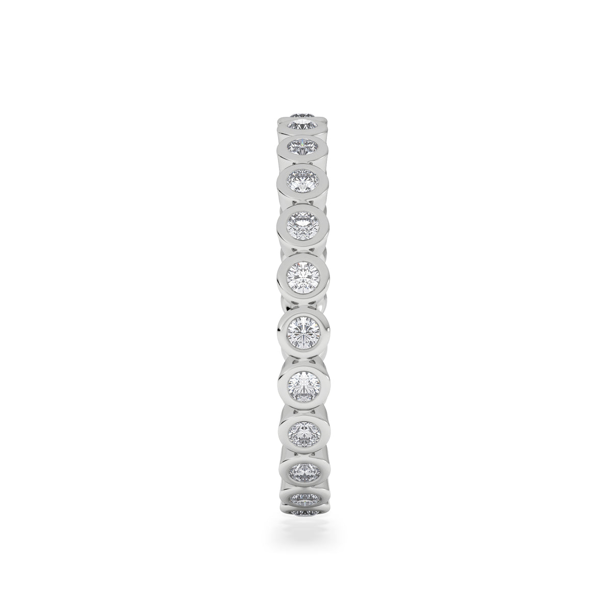 Eternity Ring Emily 18K White Gold Diamond 0.50ct G/Vs