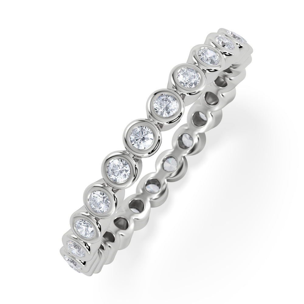 Eternity Ring Emily 18K White Gold Diamond 0.50ct G/Vs