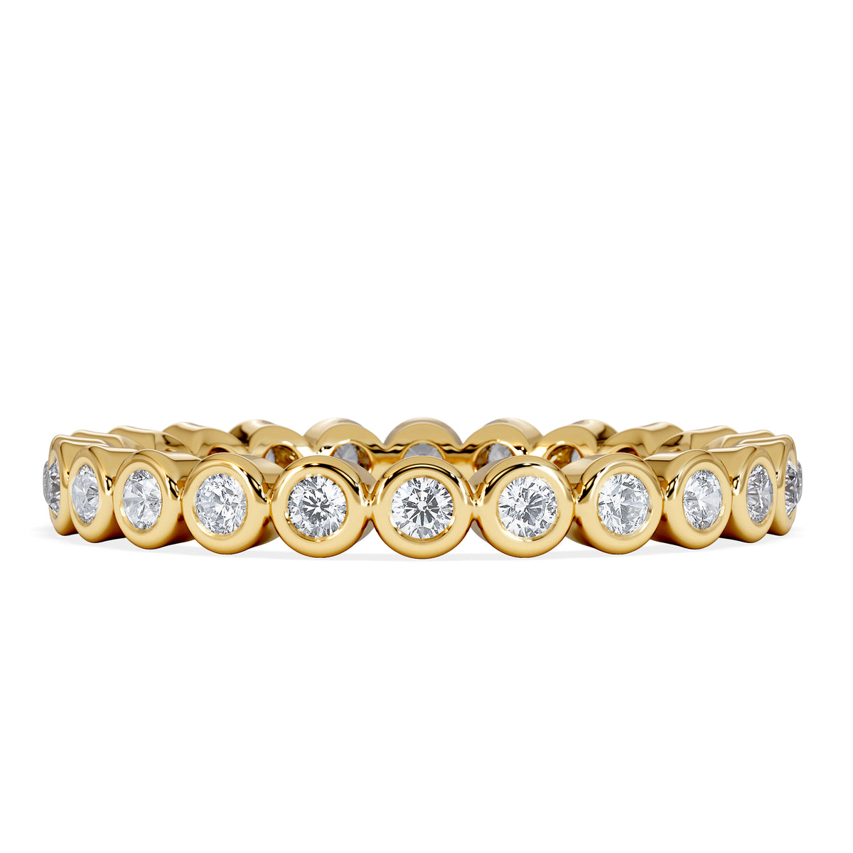 Eternity Ring Emily 18K Gold Diamond 0.50ct H/Si
