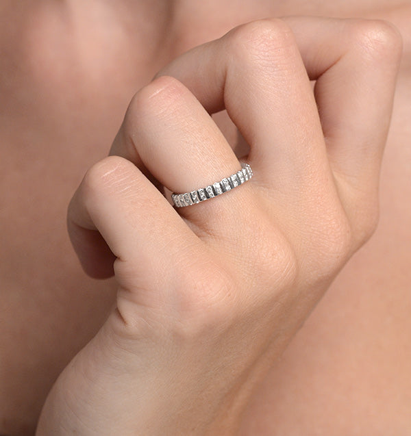 Eternity Ring Ellie Platinum Diamond 0.50ct H/Si