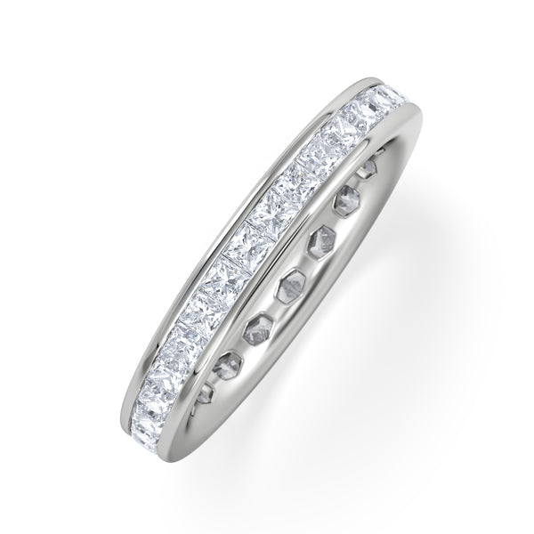 Eternity Ring Lauren 18K White Gold Diamond 1.50ct H/Si