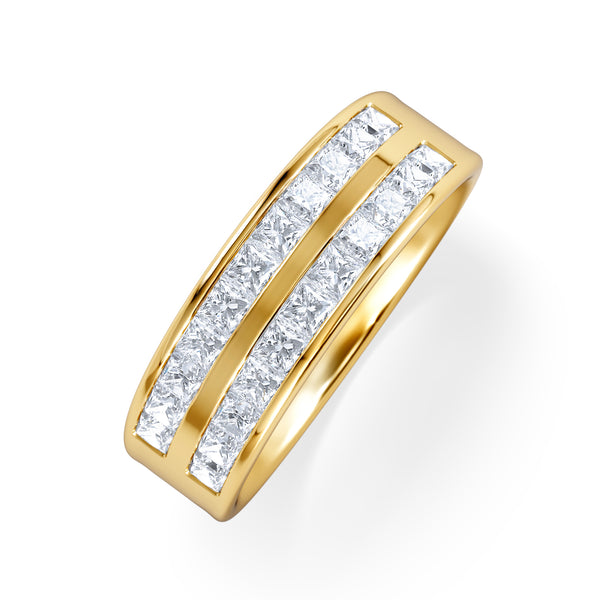 HOLLY 18K Gold Diamond ETERNITY RING 1.00CT G/VS