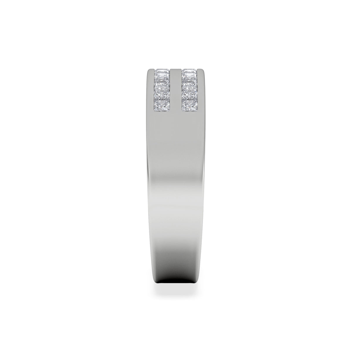 HOLLY 18K White Gold Diamond ETERNITY RING 0.50CT H/SI