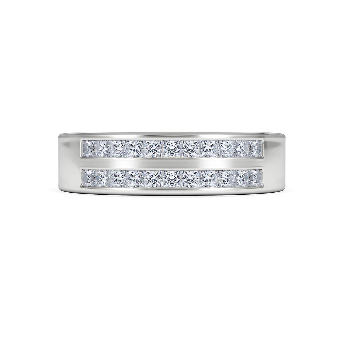 HOLLY 18K White Gold Diamond ETERNITY RING 0.50CT G/VS