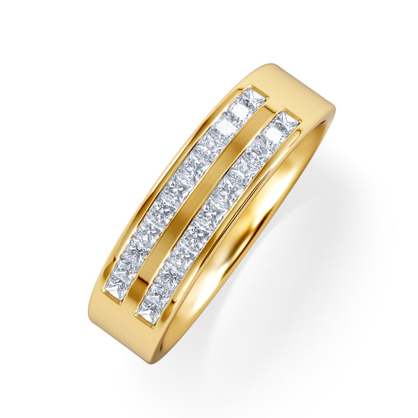 HOLLY 18K Gold Diamond ETERNITY RING 0.50CT G/VS