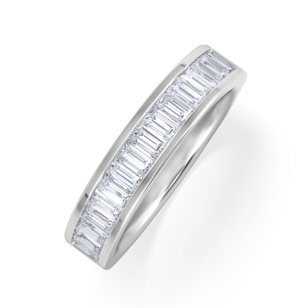 GRACE 18K White Gold Diamond ETERNITY RING 1.00CT H/SI