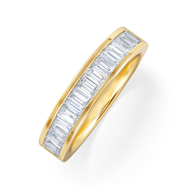 GRACE 18K Gold Diamond ETERNITY RING 1.00CT H/SI