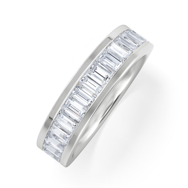 Grace 18K White Gold Diamond Eternity Ring 1.50CT H/SI