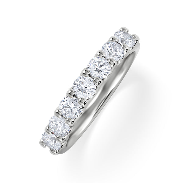 Chloe 18K White Gold Lab Diamond Eternity Ring 1.00ct G/Vs