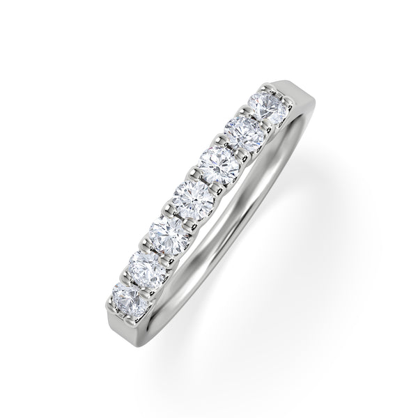 Chloe 18K White Gold Lab Diamond Eternity Ring 0.50ct G/Vs