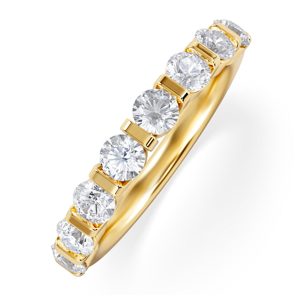 HANNAH 18K Gold Diamond ETERNITY RING 1.00CT G/VS