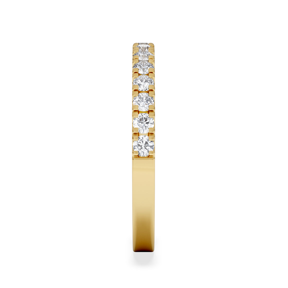 15 Stone Chloe 18K Gold Diamond Eternity Ring 0.50ct G/Vs