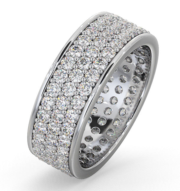 Eternity Ring Tia Platinum Diamond 2.00ct H/Si