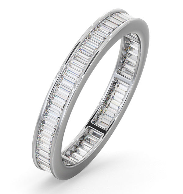 Eternity Ring Grace 18K White Gold Diamond 1.00ct G/Vs