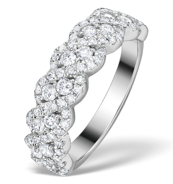 Lab Diamond Weave Ring 1CT H/Si in 9K Gold - N4545Y