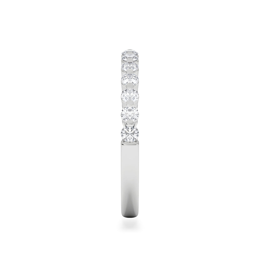 Solstice 0.35ct Lab Diamond Half Eternity Ring F/VS in 9k White Gold