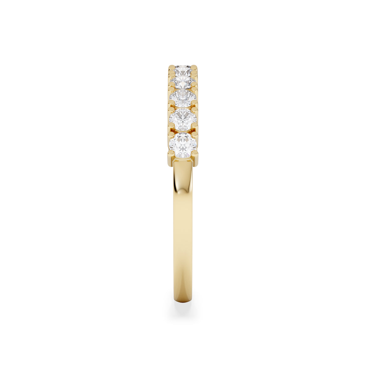 Twilight Lab Diamond Half Eternity Ring 0.50ct in 9K Gold