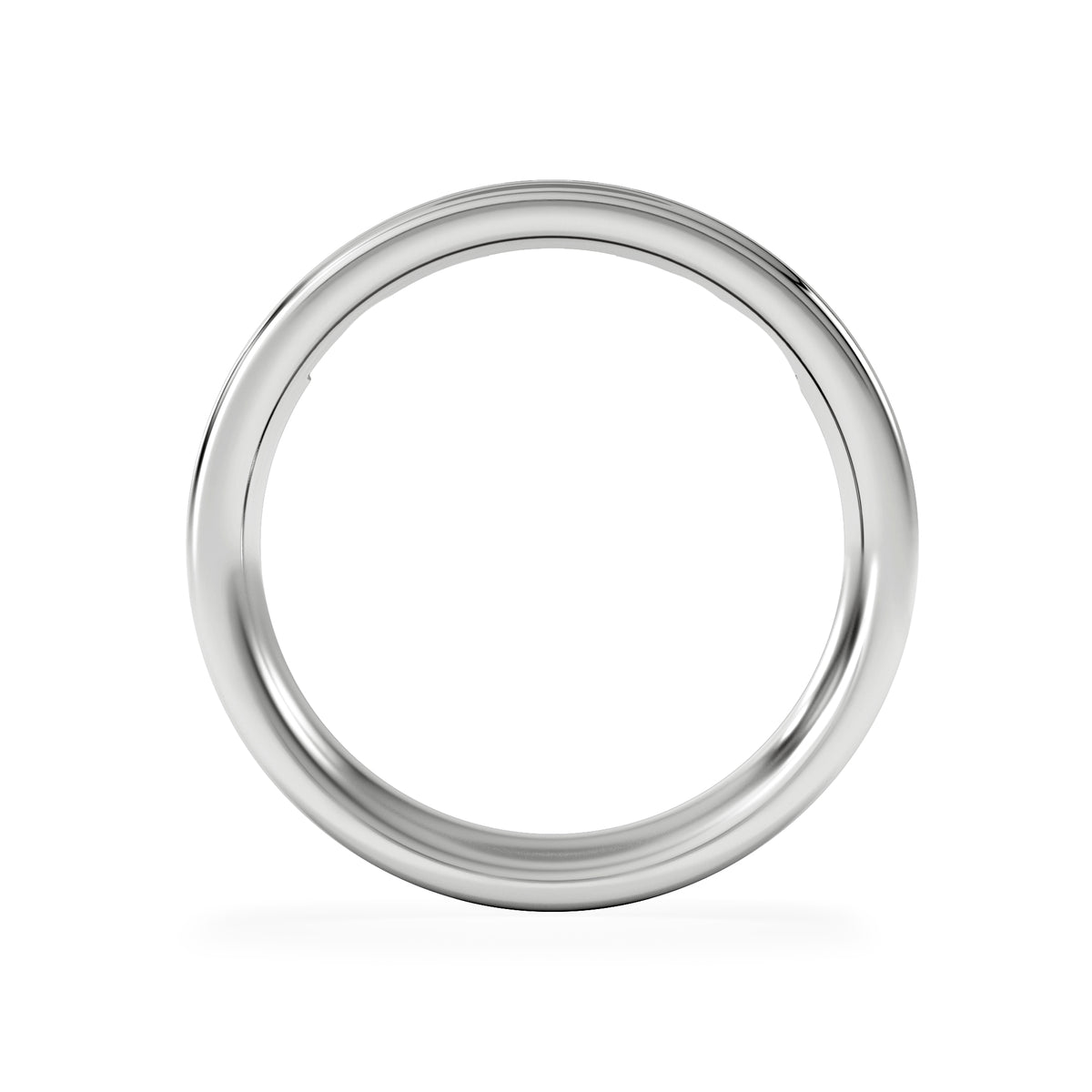18K White Gold Princess Diamond Half Eternity Ring 0.50CT G/VS