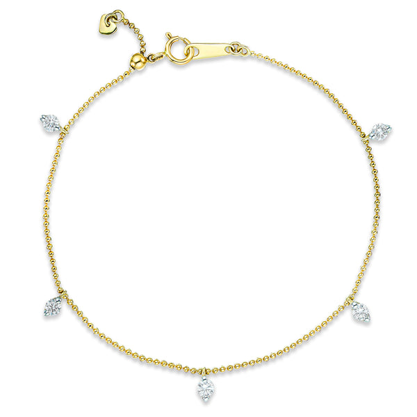 Vivara Lab Diamond Bracelet 0.50ct H/SI in 9K Yellow Gold