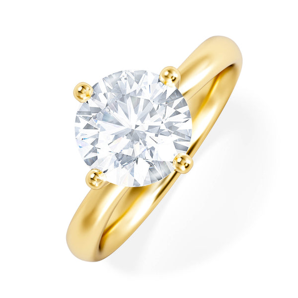 2 Carat Diamond Engagement Ring Lily Lab F/VS1 18K Gold IGI Certified