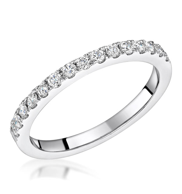 Roxy Matching 2MM Wedding Band 0.36ct H/Si Diamonds in Platinum