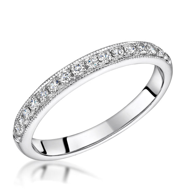 Danielle Matching 2.8mm Wedding Band 0.30ct H/Si Diamonds in 18KW Gold