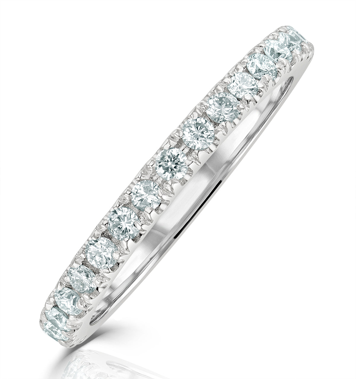 Anastasia Matching Wedding Band 0.40ct G/Si Diamond in 18K White Gold