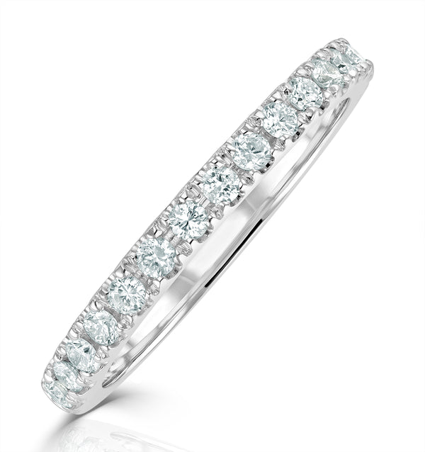 Cleopatra Matching Wedding Band 0.35ct G/Si Diamond in Platinum