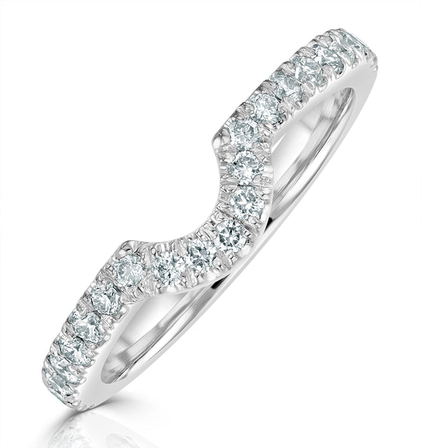 Georgina Matching Wedding Band 0.45ct G/Si Diamond in Platinum