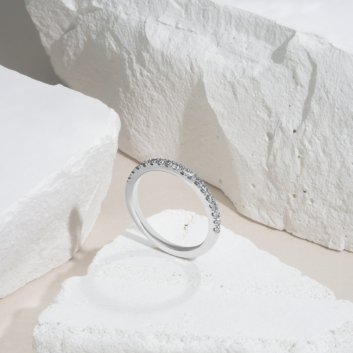 Beatrice Matching Wedding Band 0.30ct G/Si Diamond in 18K White Gold