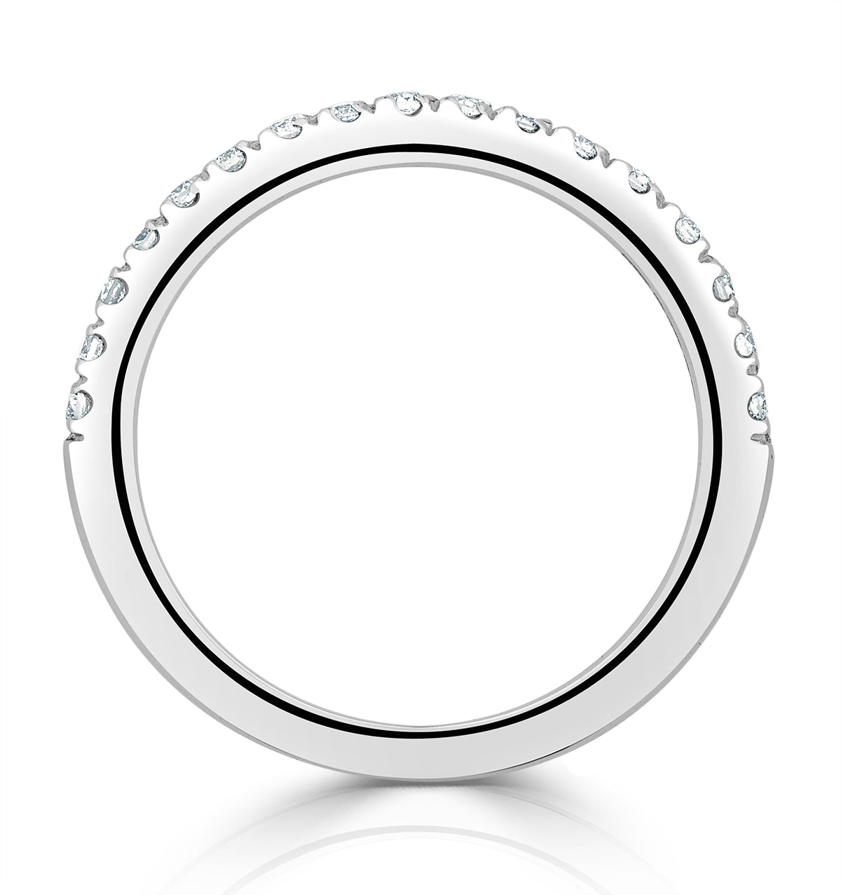 Beatrice Matching Wedding Band 0.30ct G/Si Diamond in 18K White Gold