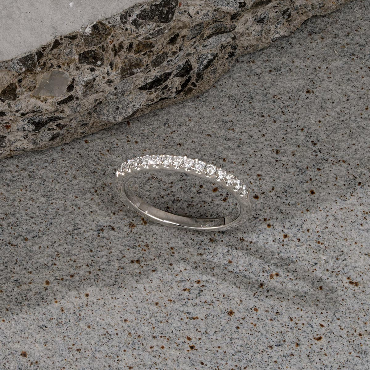 Meghan Matching Wedding Band 0.30ct G/Si Diamond in 18K White Gold