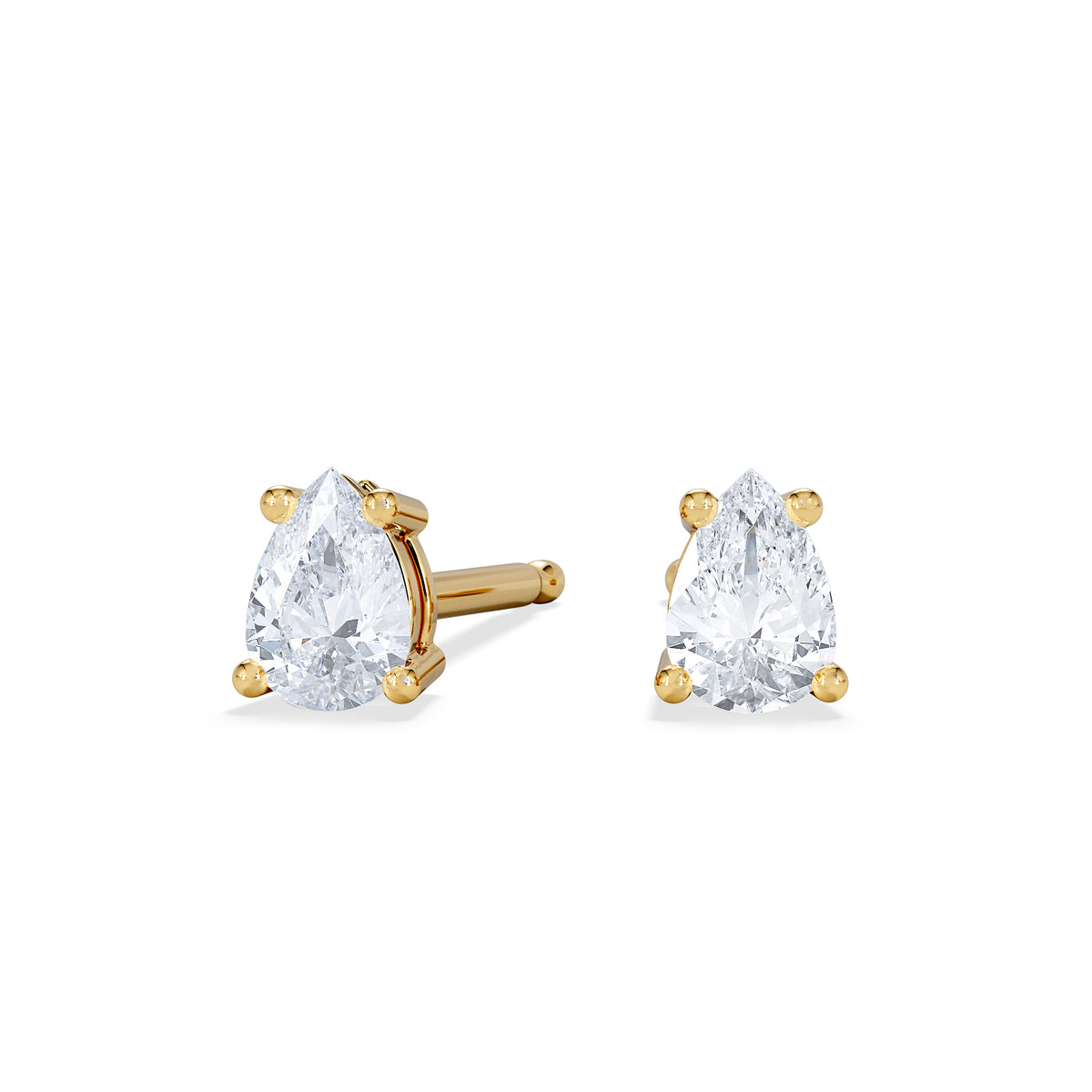 Pure By Nat Hailey Diamon Shaped Post Earrings 45980 - Silver main image 0