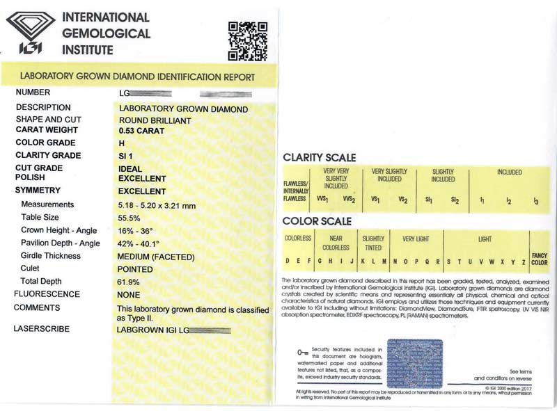 igi certificate