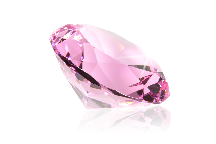 pink lab diamond real